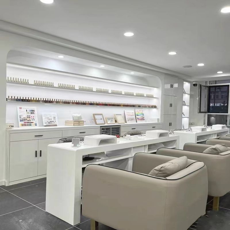 Office Tech Furniture - ネイルテーブル、アームチェア、美容師受付、マニキュアリストテーブル、サロンオフィス、ネイルテクニシャン用テーブル、化粧台、ベッド、オステオパティーチャ用ベッド