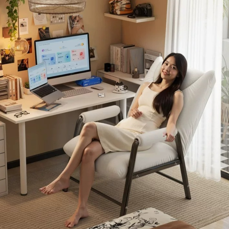 Office Tech Furniture - オフィスリクライニングチェア、人間工学に基づいたデザイン、5ゾーンサポート、防汚テック生地、長時間座っても快適、寝室や仕事に最適
