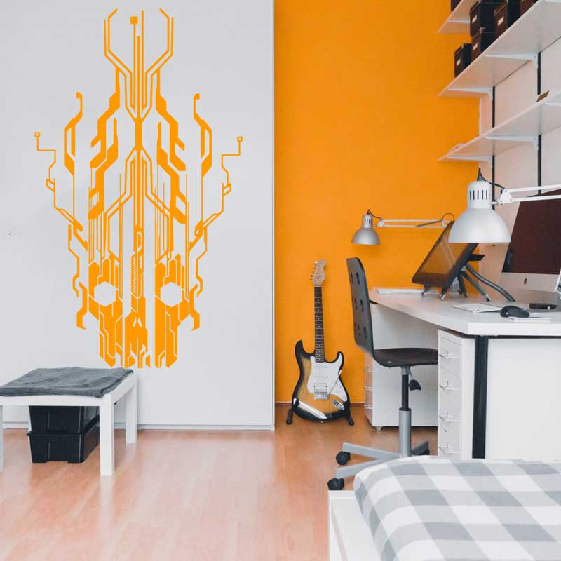 装飾用ウォールステッカーチップ,PCBテクノロジー,スカルビ - Tech Office Wall Decor のレビューと価格