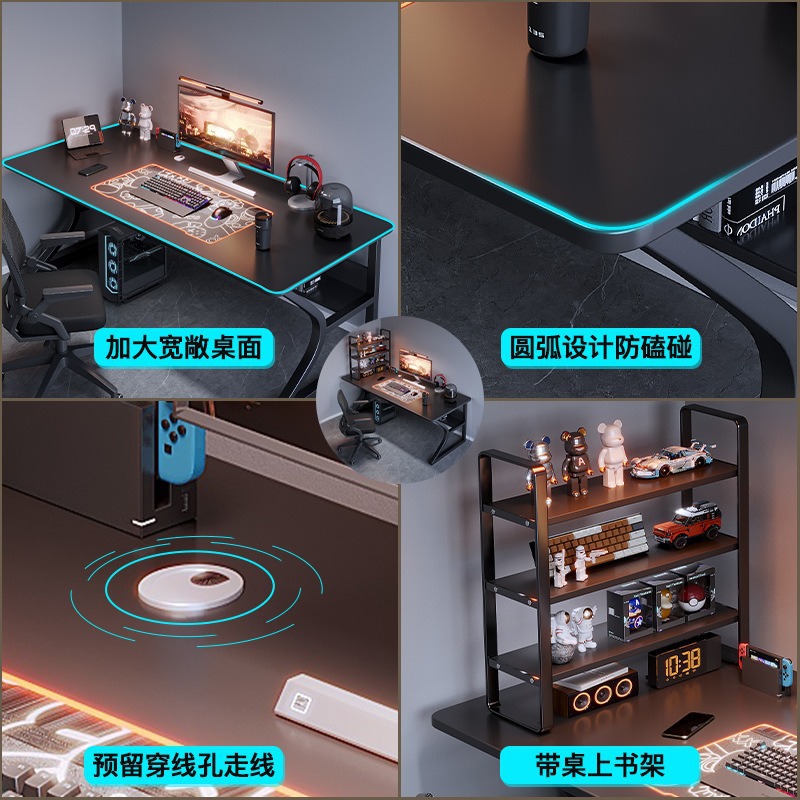 モダンなテックセンスコンピュータデスクデザイナーミニマリスト - Office Tech Furniture のレビューと価格