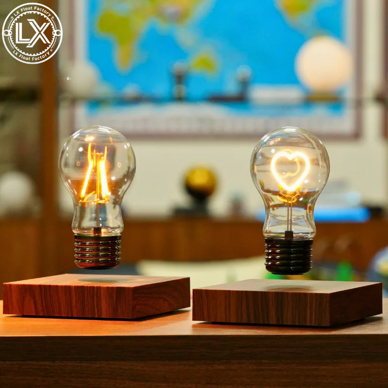 磁気浮上式ワイヤレスLED電球デスクランプ、ユニークなギフト - Office Productivity Tech のレビューと価格