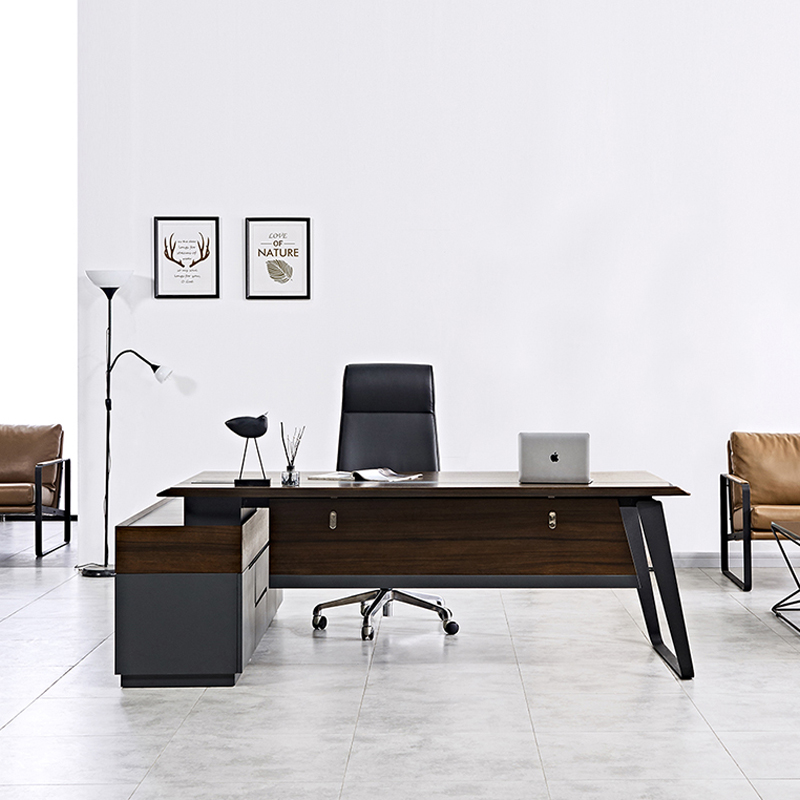 モダンな高級木製オフィスデスクワークステーションテーブルデザ - Office Tech Furniture のレビューと価格