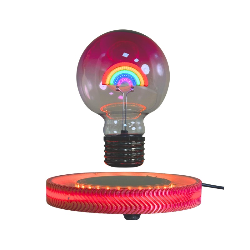 空中浮遊ワイヤレスLED電球デスクランプ、男の子と女の子のた - Office Tech For Home のレビューと価格