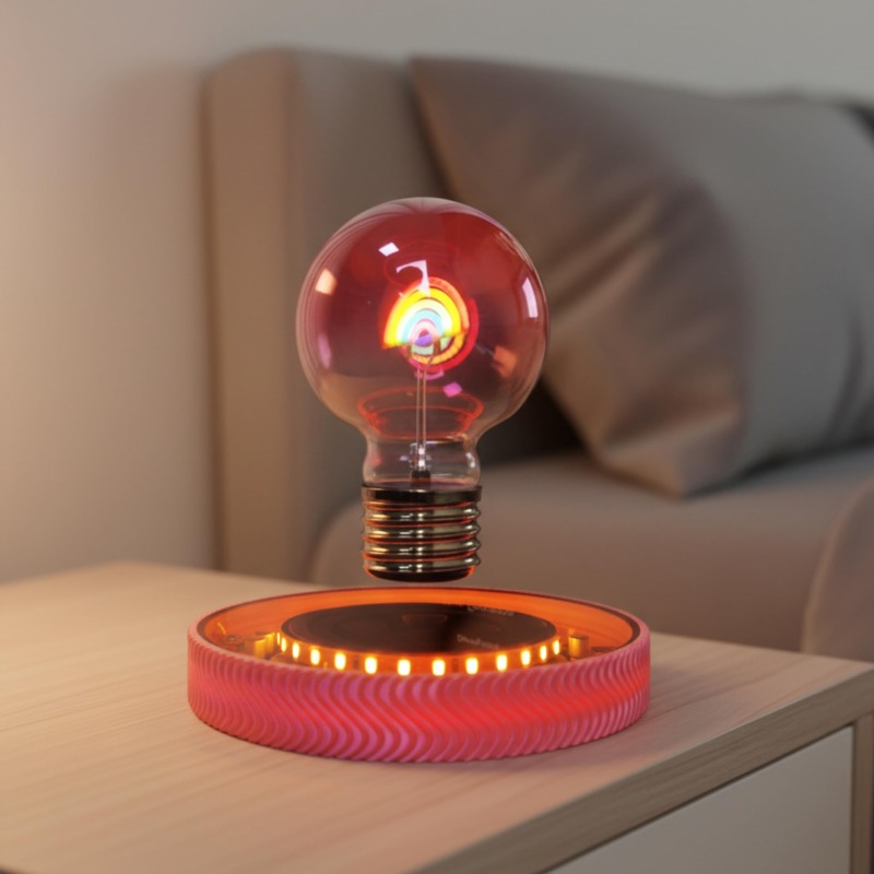 空中浮遊ワイヤレスLED電球デスクランプ、男の子と女の子のた - Office Tech For Home のレビューと価格