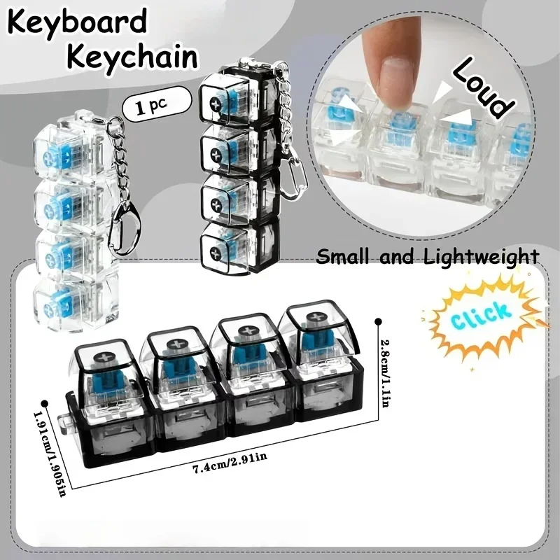 1 個 LED キーボードキーキャップストレスリリーフキーホ - Office Productivity Tech のレビューと価格