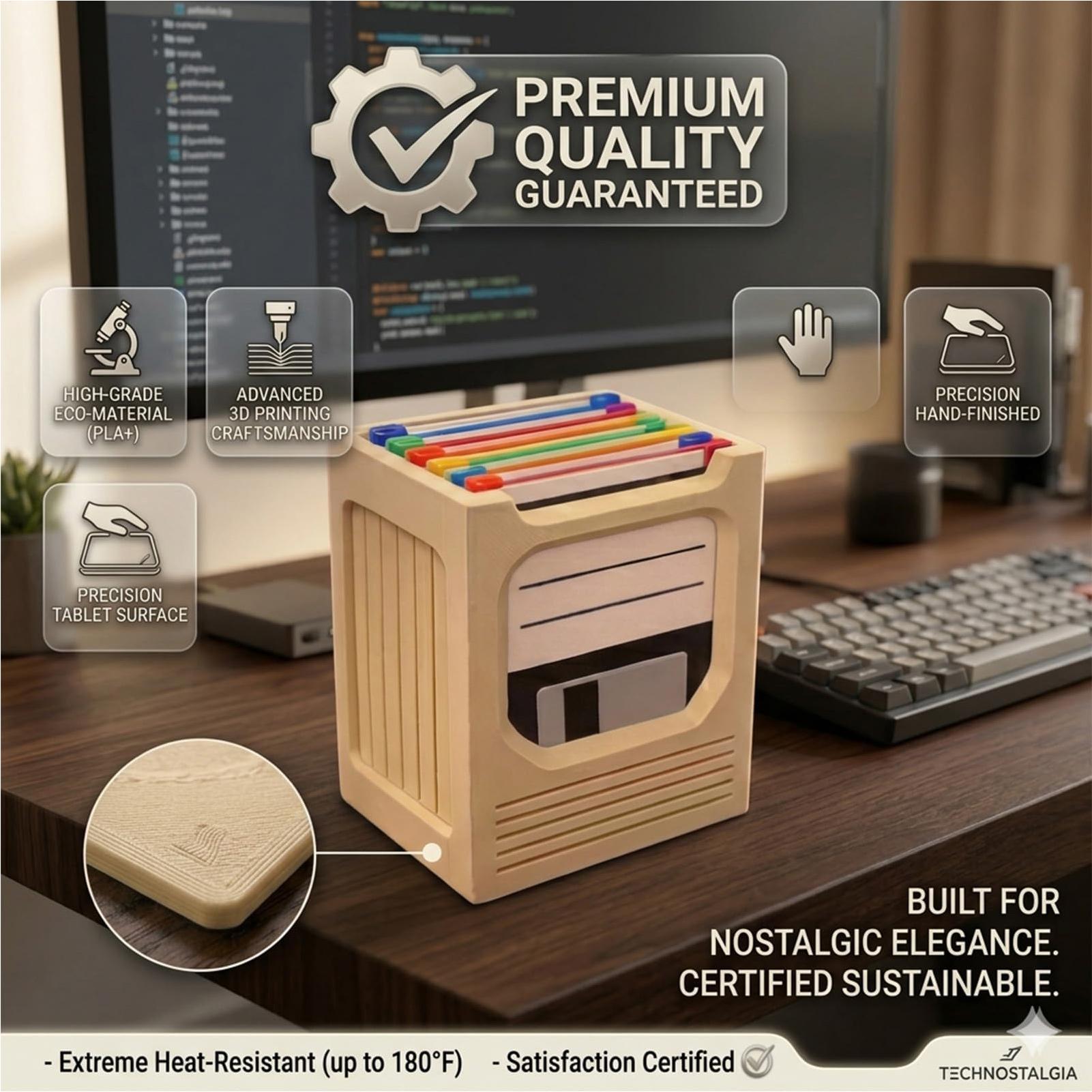 レトロテックコースターホルダーセット レトロな美的収納ラック - Office Tech For Home のレビューと価格