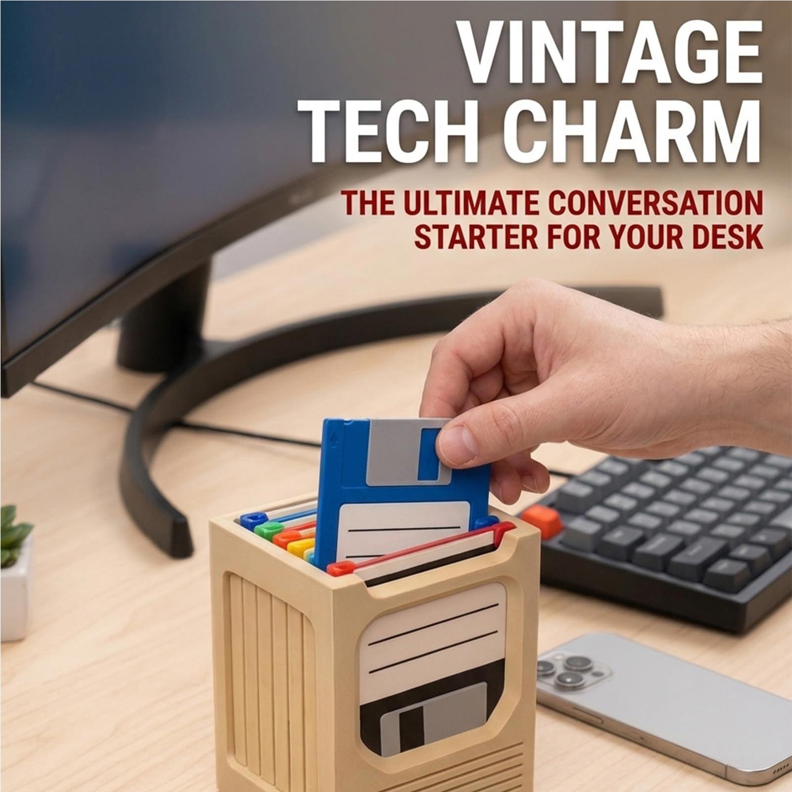レトロテックコースターホルダーセット レトロな美的収納ラック - Office Tech For Home のレビューと価格